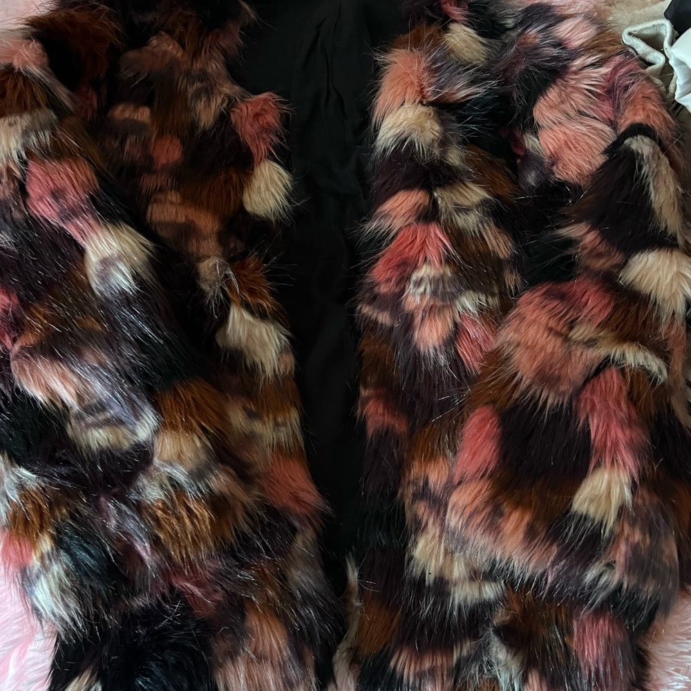 Fashion Nova Vibrant Faux Fur Teddy Jacket